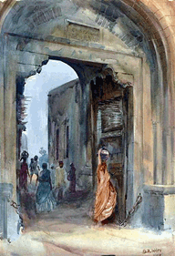 Water Carriers at a Town Gate