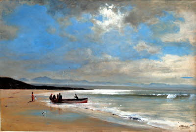 Jo_Fishing_boat_Plettenberg_Bay_oil_40x27in