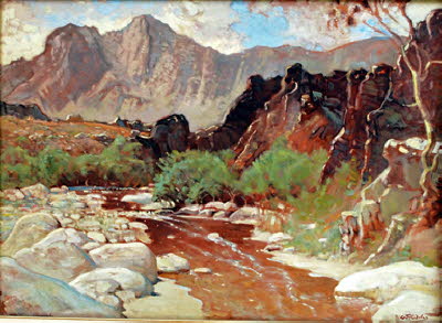 Jo_Mountain_stream_oil_29x21