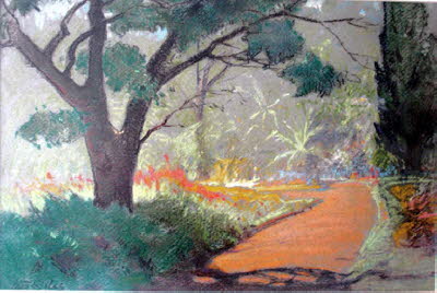 Liz_Botanical_Gardens_pastel_38x26cm